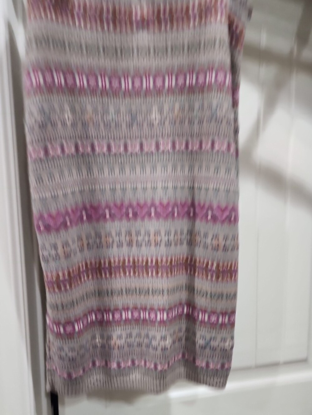 Lauren Ralph Lauren Beige Midi Skirt With Tribal Pattern - Picture 3 of 6